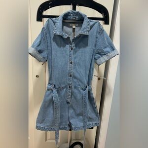 Billabong Light Blue  Jean  romper